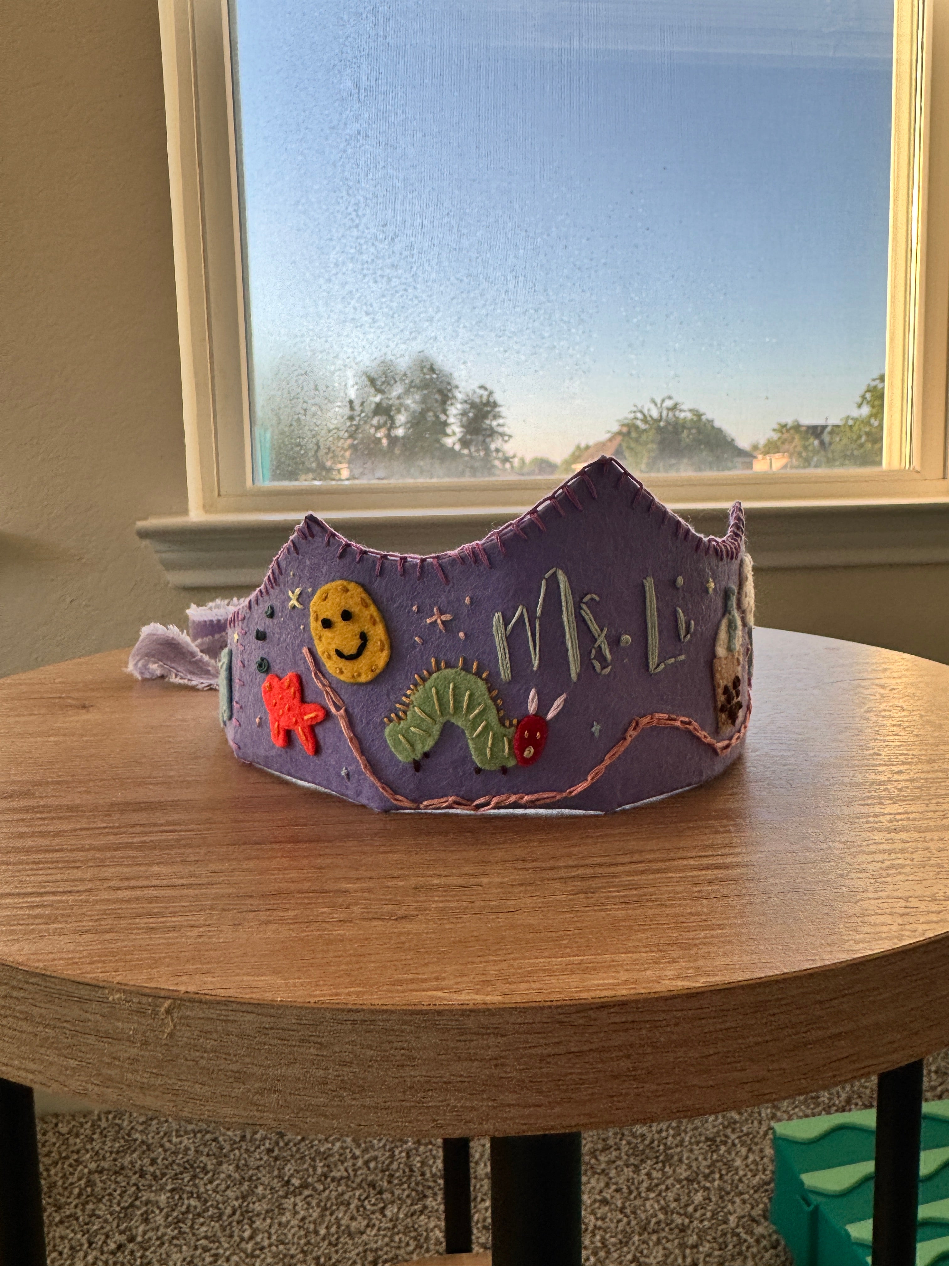 Handmade Felt Birthday Crown