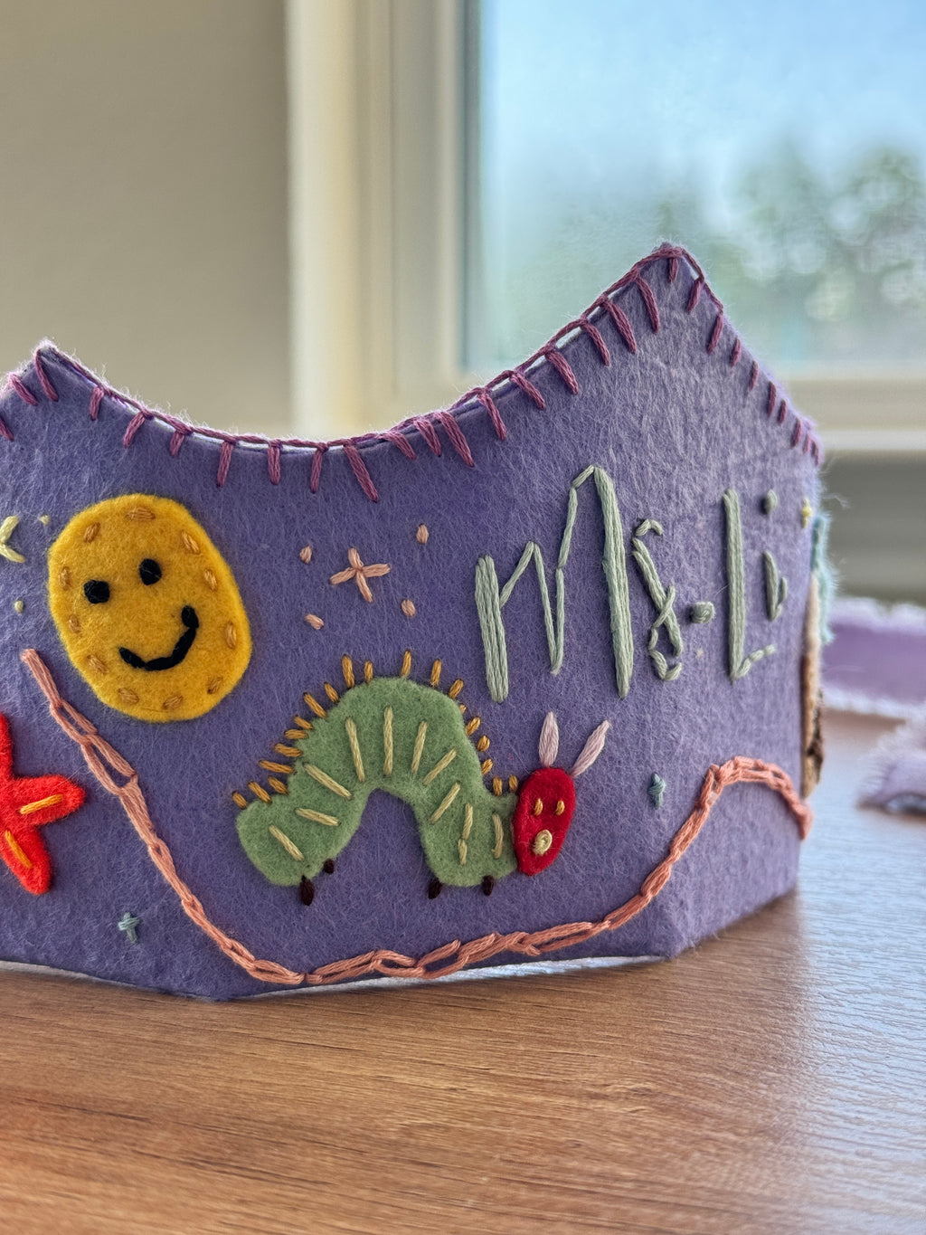 Handmade Felt Birthday Crown