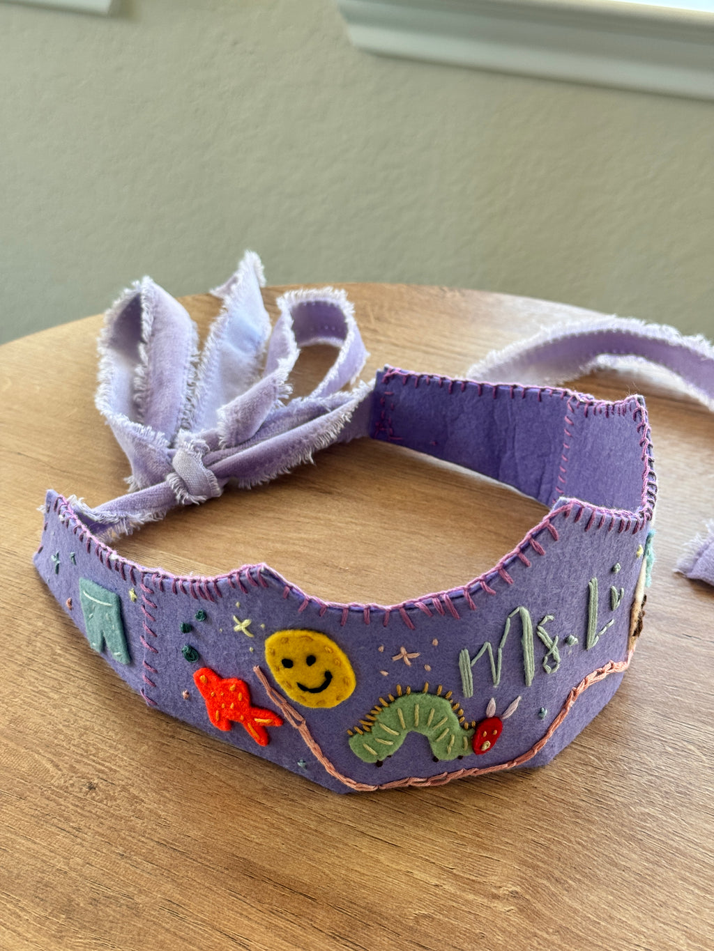 Handmade Felt Birthday Crown