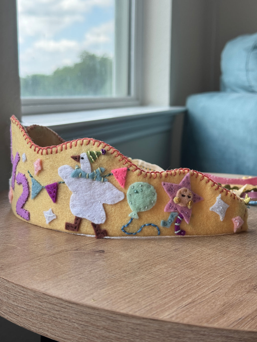 Handmade Felt Birthday Crown